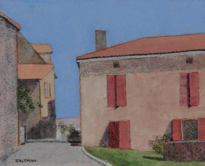 2012.Building with Red Shutters (Dordogne, France).JPG